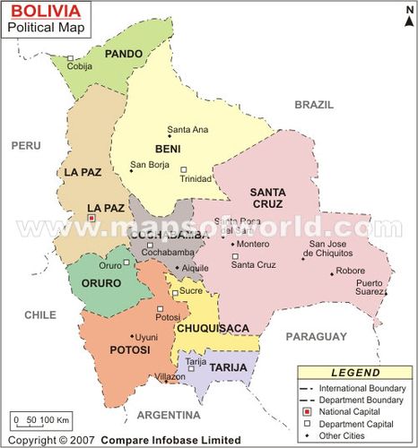 Map-bolivia