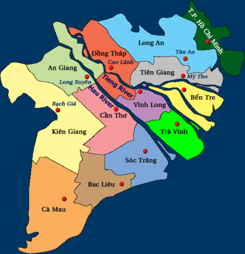Mekong delta map 2
